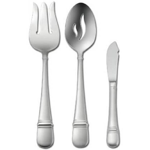 Oneida Satin Astragal 3 Piece Serving Set | Extra 30% Off Code FF30 | Finest Flatware